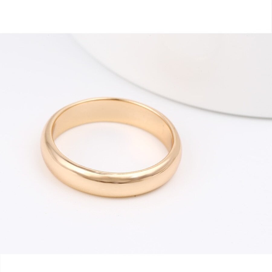 Apzeltīts laulību gredzens 16 mm цена и информация | Gredzeni | 220.lv