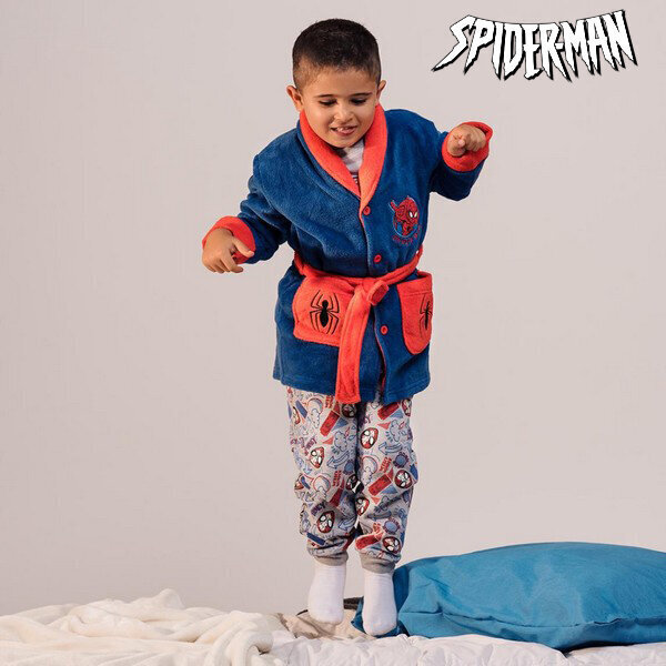 Bērnu Halāts Spiderman Zils цена и информация | Zēnu pidžamas, halāti | 220.lv