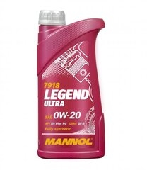 Motoreļļa Mannol 7918 Legend Ultra 0W-20, 1l цена и информация | Моторное масло | 220.lv