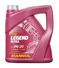 Motoreļļa Mannol 7918 Legend Ultra 0W-20, 4l cena un informācija | Motoreļļas | 220.lv