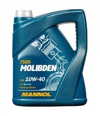 Масло моторное Mannol 7505 Molibden, 5 л цена и информация | Моторное масло | 220.lv