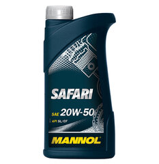 Motoreļļa Mannol 7404 Safari 20W-50, 1 l cena un informācija | Motoreļļas | 220.lv