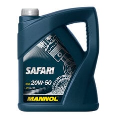 Масло моторное Mannol 7404 Safari 20W-50, 5 л цена и информация | Моторное масло | 220.lv