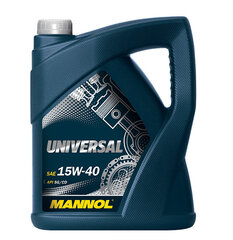 Motoreļļa Mannol 7405 Universal 15W-40, 5 l цена и информация | Моторное масло | 220.lv