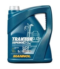 Масло моторное Mannol 7406 Traktor Superoil 15W-40, 5 л цена и информация | Моторное масло | 220.lv