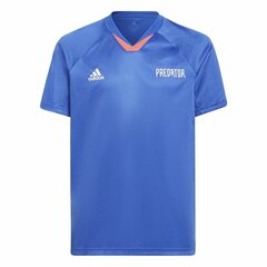 Krekls ar Īsām Piedurknēm Bērniem Adidas Predator Zils цена и информация | Рубашки для мальчиков | 220.lv