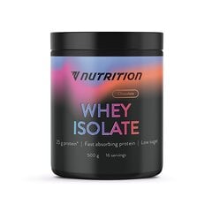 Proteīns VNutrition Whey Isolate pulveris (500 g) - Šokolādes цена и информация | Протеин | 220.lv