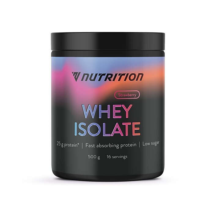 Proteīns VNutrition Whey Isolate pulveris (500 g) - Zemeņu cena un informācija | Proteīni | 220.lv