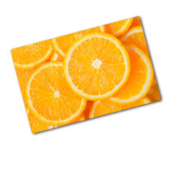 Tulup Griešanas dēlis, Apelsīna šķēlītes, 80x52 cm cena un informācija | Griešanas dēlīši | 220.lv