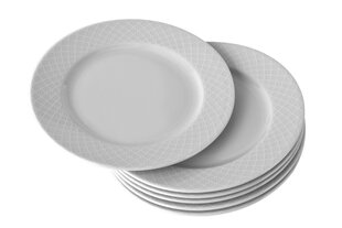 6 deserta šķīvju komplekts 17 cm Clover цена и информация | Посуда, тарелки, обеденные сервизы | 220.lv