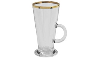 2 latte glāžu komplekts 250 ml Golden Line цена и информация | Стаканы, фужеры, кувшины | 220.lv