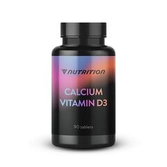 Uztura bagātinātājs imunitātei VNutrition Kalcijs un D3 vitamīns (90 tabletes) цена и информация | Витамины, пищевые добавки, препараты для иммунитета | 220.lv