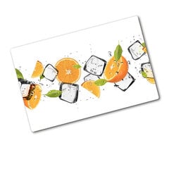 Tulup Griešanas dēlis, Apelsīni ar ledu, 80x52 cm cena un informācija | Griešanas dēlīši | 220.lv