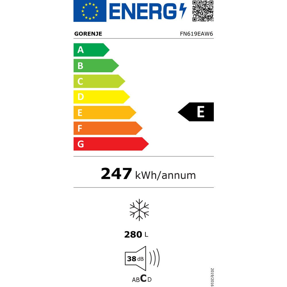 Gorenje FN619EAW6 цена и информация | Saldētavas  | 220.lv