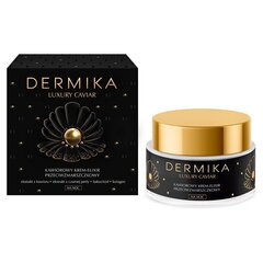 Nakts sejas krēms Dermika Luxury Caviar, 50 ml cena un informācija | Sejas krēmi | 220.lv