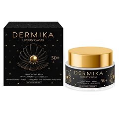 Mitrinošs sejas krēms Dermika Luxury Caviar 50+, 50 ml cena un informācija | Sejas krēmi | 220.lv