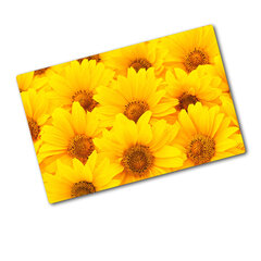 Tulup Griešanas dēlis, Saulespuķes, 80x52 cm cena un informācija | Griešanas dēlīši | 220.lv