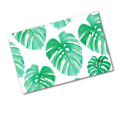 Tulup Griešanas dēlis, Monstera lapas, 80x52 cm цена и информация | Pазделочные доски | 220.lv