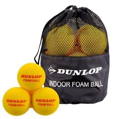 Tenisa bumbiņas Dunlop Indoor Foum, dzeltenas cena un informācija | Dunlop Teniss | 220.lv