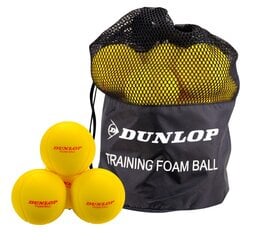 Tenisa bumbiņas Dunlop Training Foum, dzeltenas цена и информация | Товары для большого тенниса | 220.lv