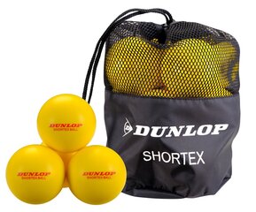 Tenisa bumbiņas Dunlop Shortex, dzeltenas цена и информация | Товары для большого тенниса | 220.lv