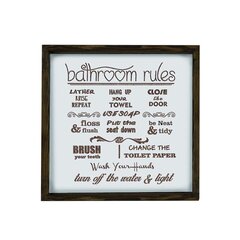 Репродукция Правила в ванной цена и информация | Картины | 220.lv