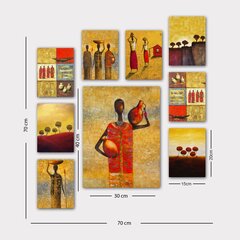 Репродукция из 9 частей Культура цена и информация | Картины | 220.lv