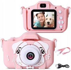 Детский фотоаппарат X5 Puppy, розовый цена и информация | Развивающие игрушки | 220.lv