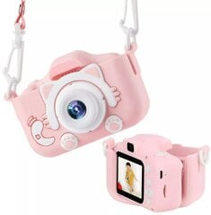 Bērnu fotokamera X5 Kitten, rozā cena un informācija | Attīstošās rotaļlietas | 220.lv