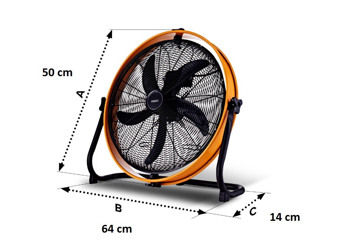 Ventilators Eberg, 130W cena un informācija | Ventilatori | 220.lv