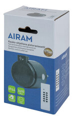 Набор беспроводных розеток Airam 2442698 цена и информация | Электрические выключатели, розетки | 220.lv
