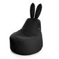 Bērnu sēžammaiss Qubo™ Baby Rabbit Blackberry Pop Fit, melns цена и информация | Sēžammaisi, klubkrēsli, pufi bērniem | 220.lv