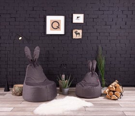 Bērnu sēžammaiss Qubo™ Baby Rabbit Blackberry Pop Fit, melns cena un informācija | Sēžammaisi, klubkrēsli, pufi bērniem | 220.lv