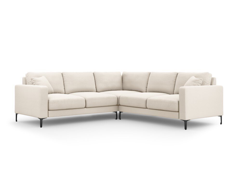 Divpusējs stūra dīvāns Venus, 5 sēdvietas, smilškrāsas cena un informācija | Stūra dīvāni | 220.lv