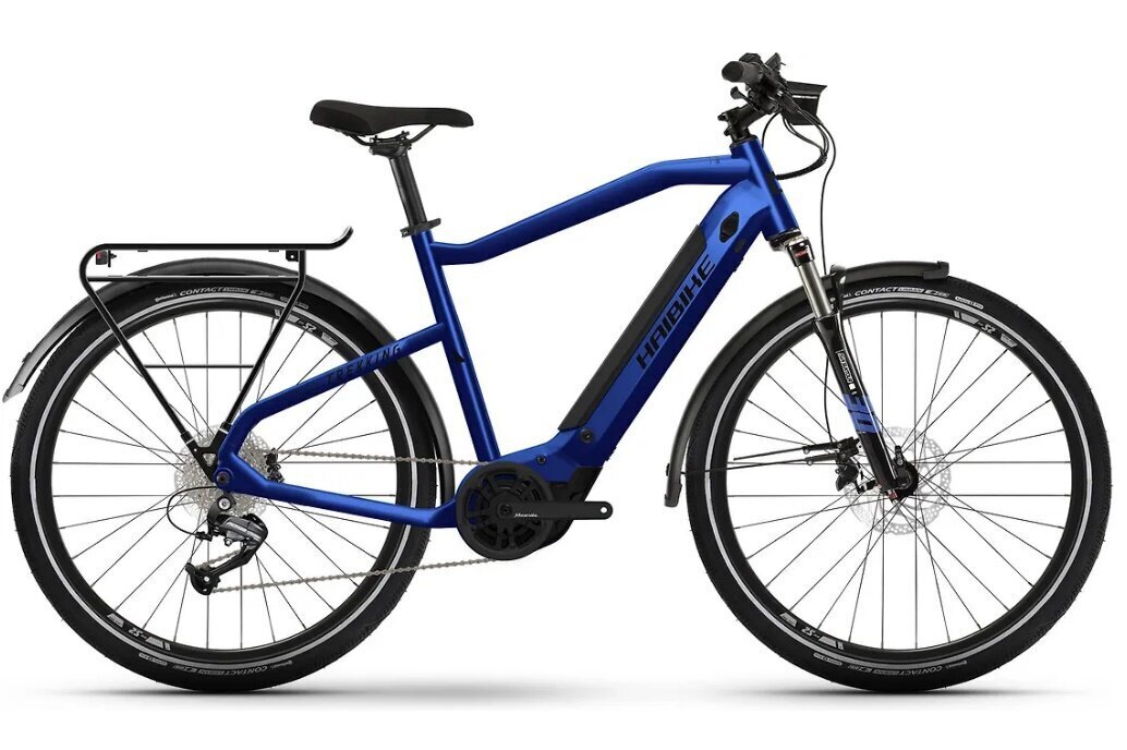 Elektriskais velosipēds Haibike Trekking 4 High, S, zils cena un informācija | Elektrovelosipēdi | 220.lv
