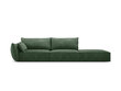 Labās puses dīvāns Vanda, 4 sēdvietas, zaļās pudeļu kr. cena un informācija | Stūra dīvāni | 220.lv