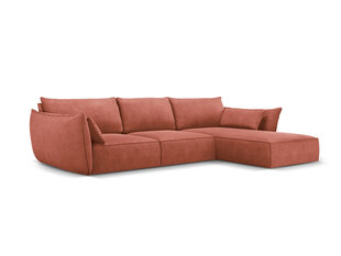 Правый угловой диван Vanda, 4 места, серый цвет цена и информация | Угловые диваны | 220.lv