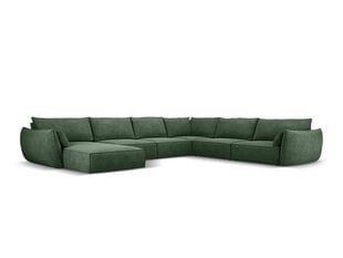 Панорамный правый диван Vanda, 8 мест, бутылка зеленого цвета цена и информация | Угловые диваны | 220.lv