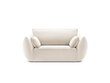 Samta krēsls Vanda, 128x100x85 cm, gaišas smilškrāsas cena un informācija | Atpūtas krēsli | 220.lv