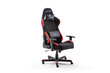 Spēļu krēsls MC Akcent DX Racer 1, melns/sarkans cena un informācija | Biroja krēsli | 220.lv