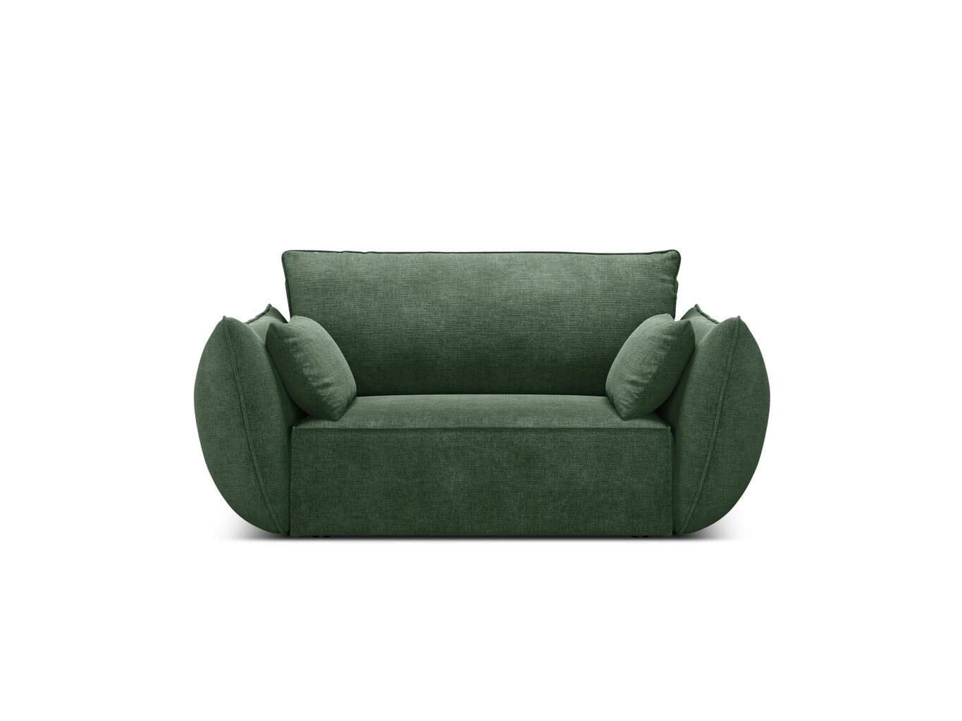 Vienvietīgais krēsls Vanda, 128x100x85 cm, zaļas pudeļu kr. cena un informācija | Atpūtas krēsli | 220.lv
