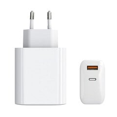 Зарядное устройство GaN USB Type-C, USB Type-A: 65 Вт, PPS цена и информация | Зарядные устройства для телефонов | 220.lv