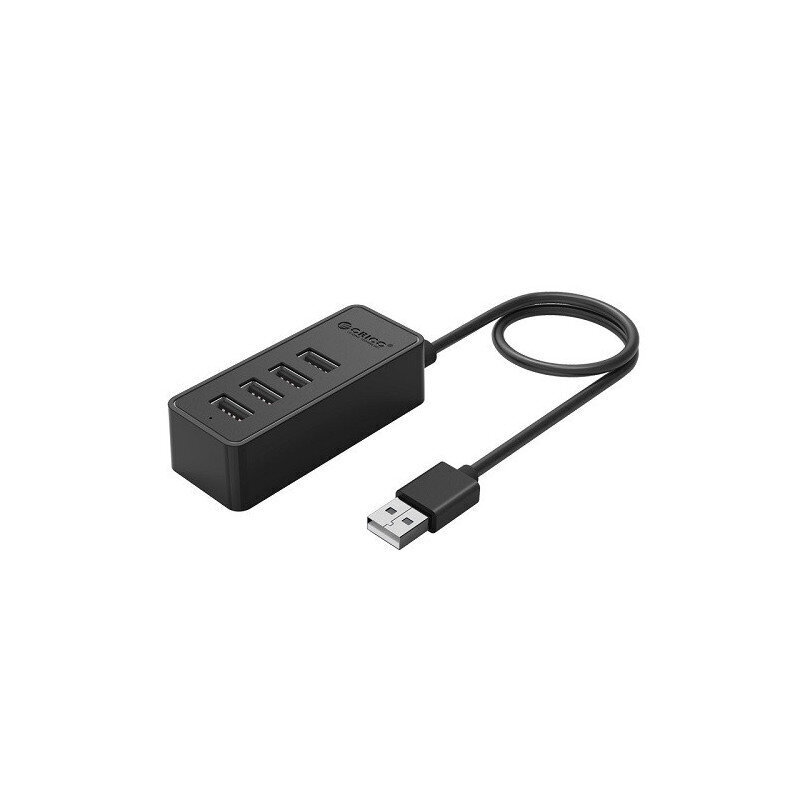 Orico USB pievienojams ar 4 prievadiem USB 2.0 un Micro USB savienotāju cena un informācija | Adapteri un USB centrmezgli | 220.lv