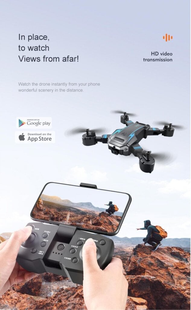 Drons, Lenovo G6Pro UAV 5G GPS cena un informācija | Droni | 220.lv