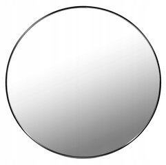 Настенное зеркало, 60 см, черное цена и информация | Зеркала | 220.lv