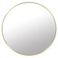 Sienas spogulis, 80 cm, zelta krāsā cena un informācija | Spoguļi | 220.lv