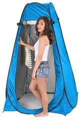Saliekama tūristu pārģērbšanās telts, 110x110cm, zila cena un informācija | Tūrisma mēbeles | 220.lv