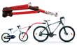 Bērnu velosipēdu vilkšanas sistēma, sarkana цена и информация | Velosipēdu piekabes, rati | 220.lv