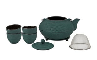 Japāņu stila čuguna zaļās tējas komplekts cena un informācija | Kafijas kannas, tējkannas | 220.lv