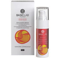 Nakts sejas serums BasicLab Esteticus, 30 ml цена и информация | Сыворотки для лица, масла | 220.lv